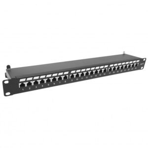 Patch Panel Venlogic HP-2089C 24 Puertos CAT6e 1U Metálico