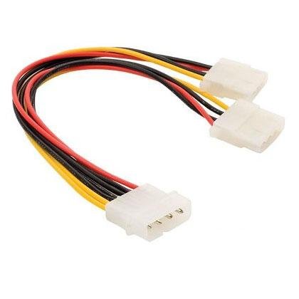 Cable de Corriente Doble IDE/SATA para Fuentes y Discos