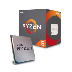 Procesador AMD Ryzen 5 2600 6 núcleos, 12 hilos, con ventilador