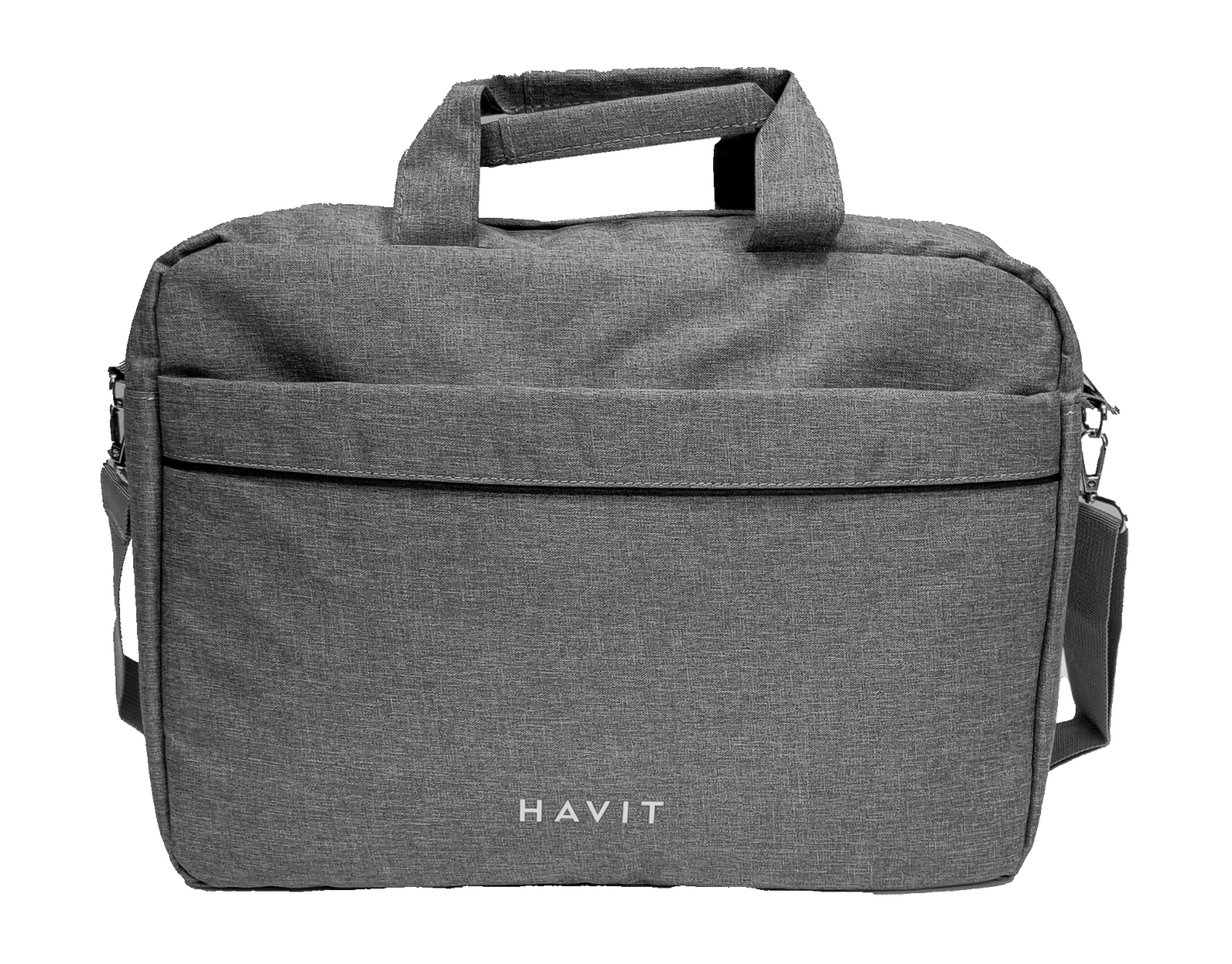 Bulto para Laptop Havit H0041 Tipo Maletín 15.6” Gris con Puerto USB - Imagen 2