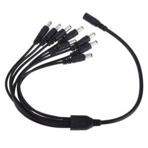 Cable DC 1 a 8 Splitter Tipo Pulpo para Cámaras y Equipos