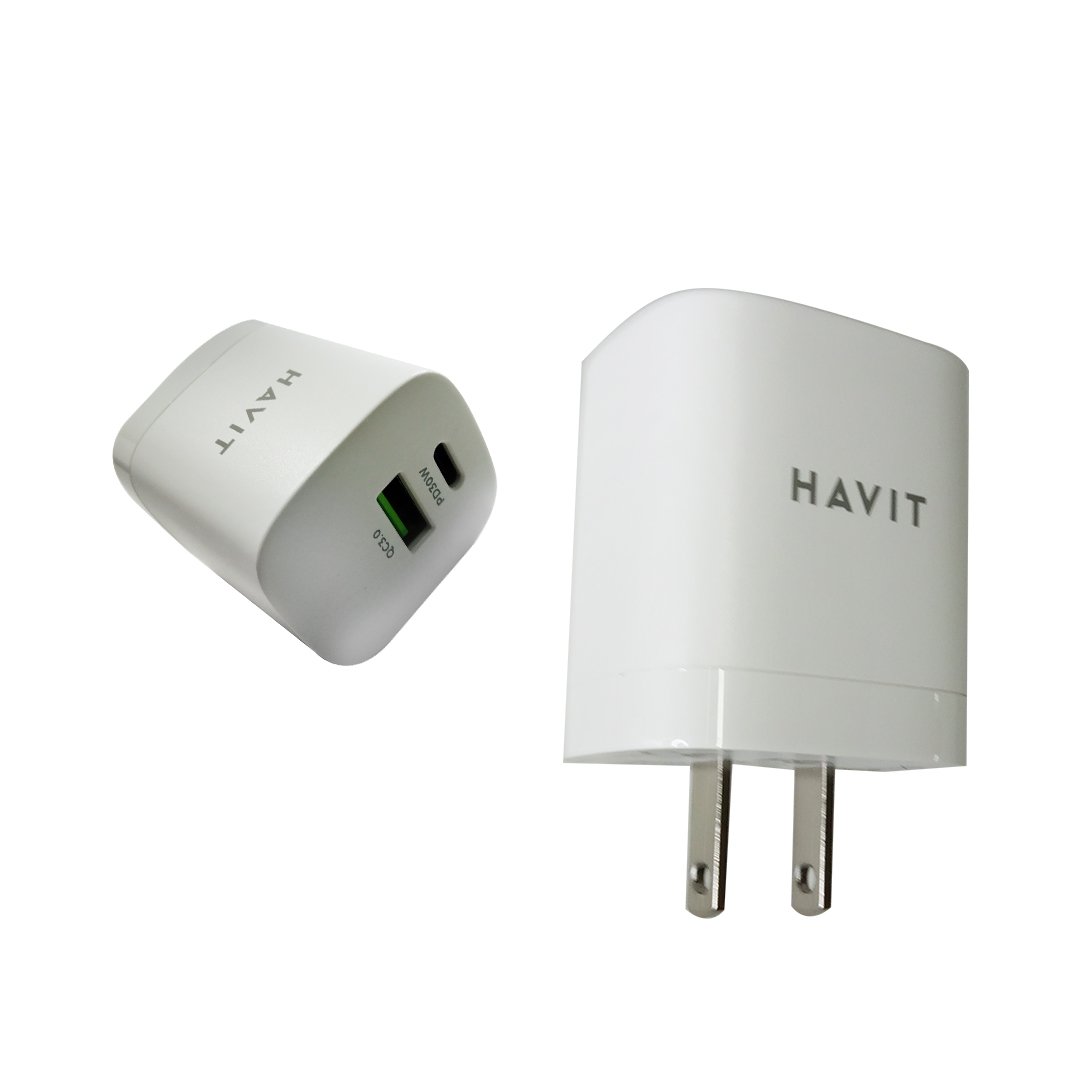 Cargador Havit UC30 Tipo C PD30W QC3.0 Carga Rápida