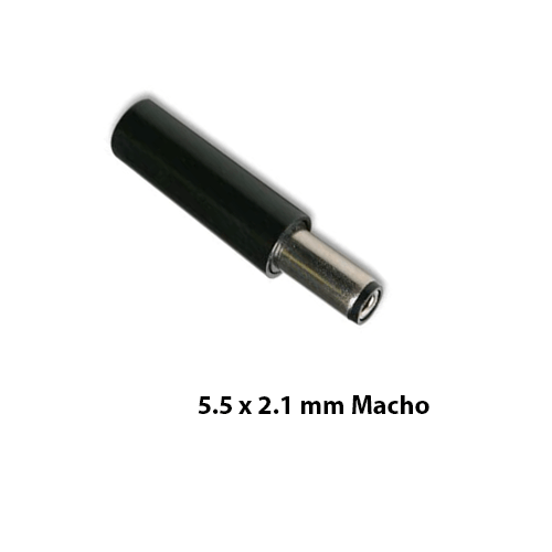 Conector Macho DC011 Negro para Cable - Imagen 2