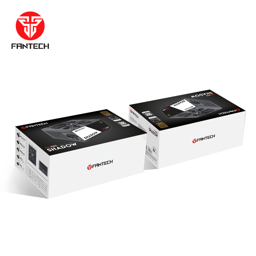 Fantech PSB550 SHADOW – Fuente de Poder 550W 80 Plus Bronze - Imagen 2