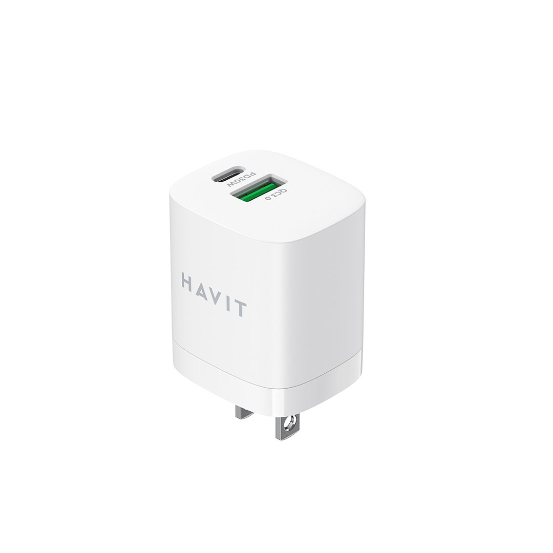 Cargador Havit UC30 Tipo C PD30W QC3.0 Carga Rápida - Imagen 4