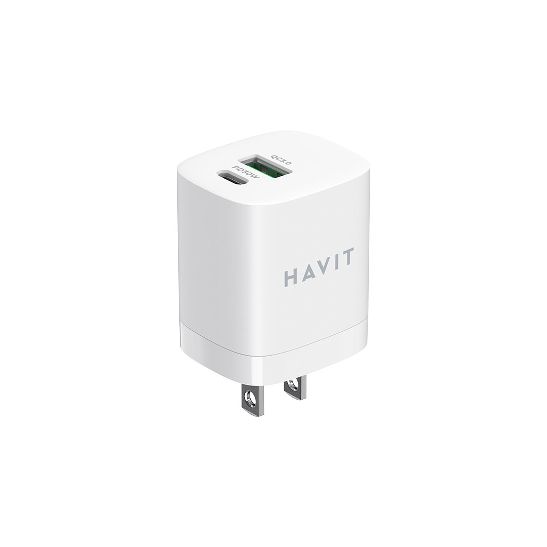 Cargador Havit UC30 Tipo C PD30W QC3.0 Carga Rápida - Imagen 3