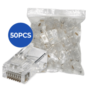 Funda de Conectores RJ45 CAT5 (50Unid)