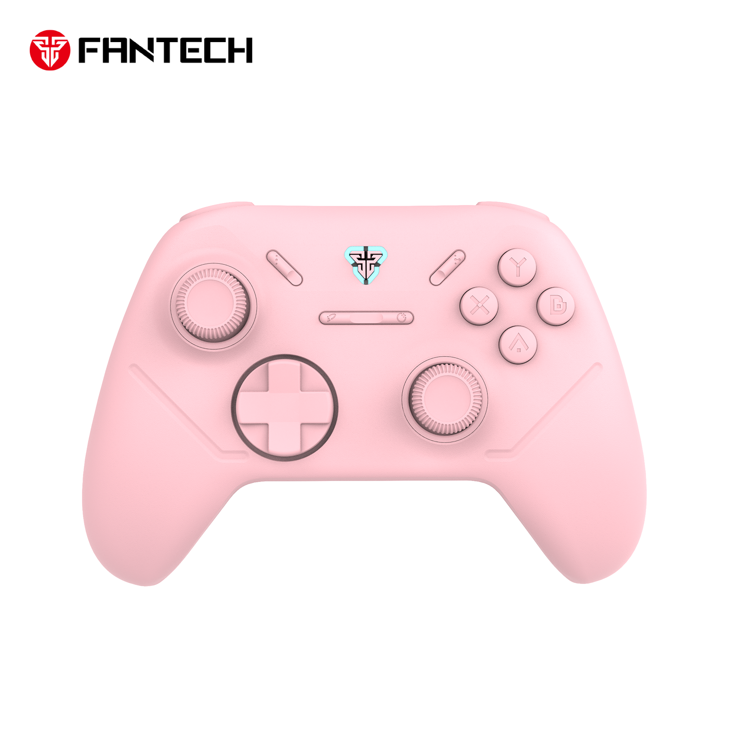 Control Gaming Fantech WGP13S Shooter III Rosado | Wireless USB-C para PC, Switch y PS3