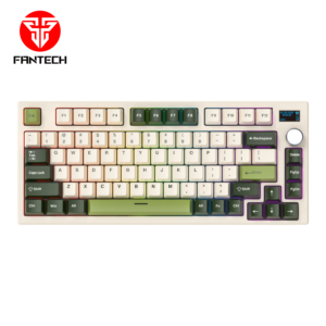 Fantech MK910 MAXFIT81 MILKY MATCHA – Teclado Mecánico Gamer RGB Wireless