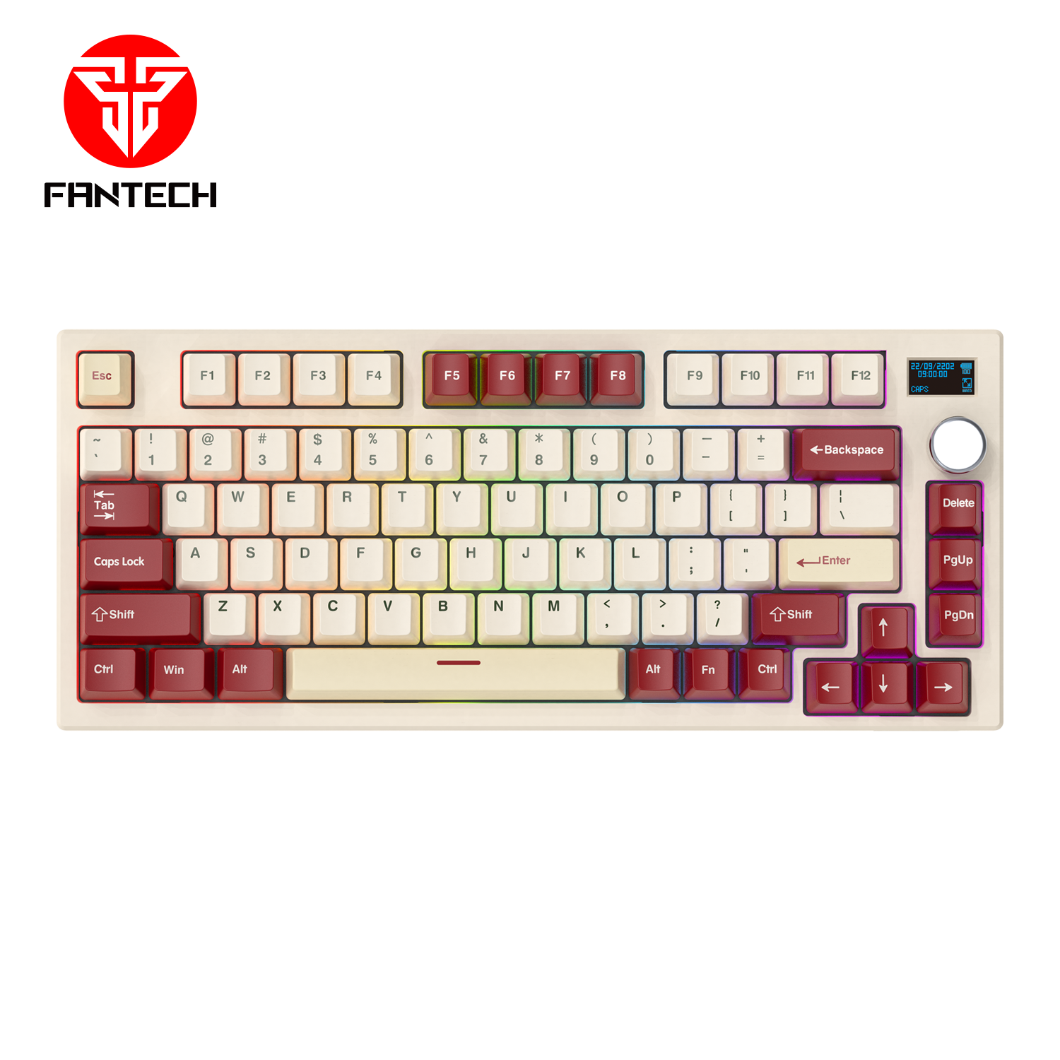Fantech MK910 MAXFIT81 ROYAL PRINCE – Teclado Mecánico Gamer RGB Wireless