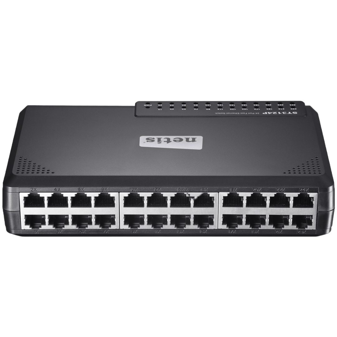 Switch NETIS ST3124P 24 Puertos 10/100Mbps RJ45