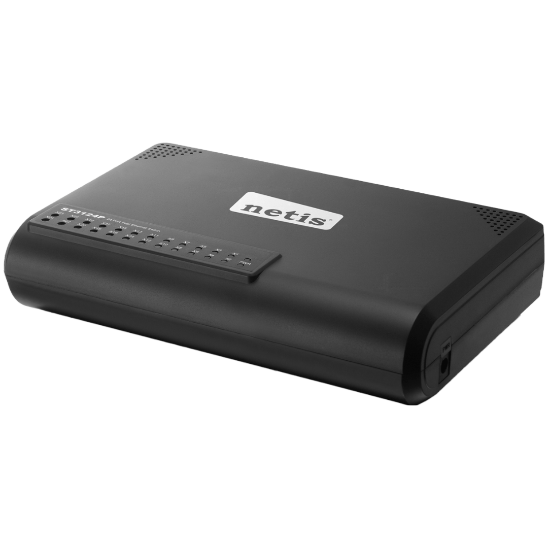 Switch NETIS ST3124P 24 Puertos 10/100Mbps RJ45 - Imagen 2