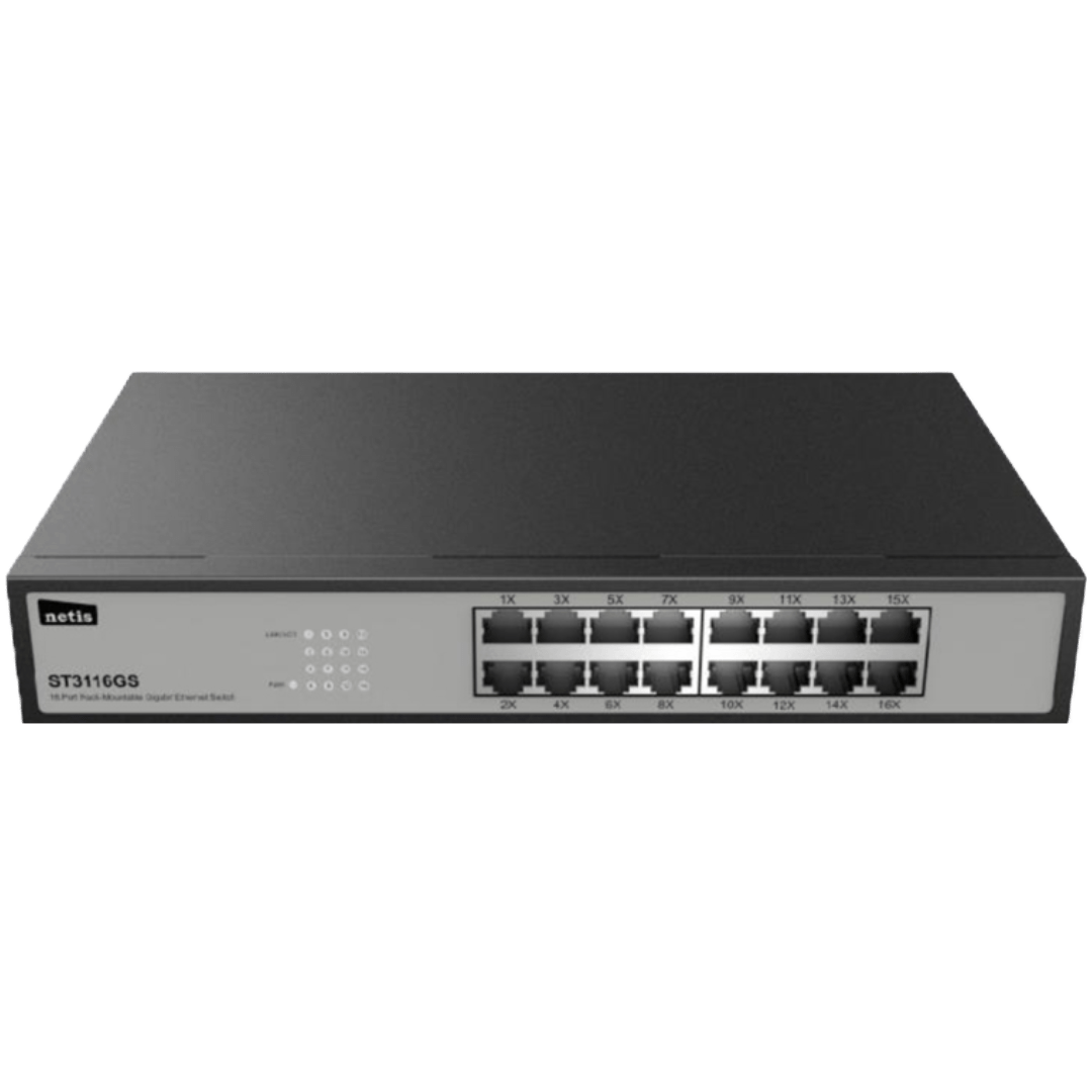 Switch NETIS ST3116GS 16 Puertos Gigabit Ethernet