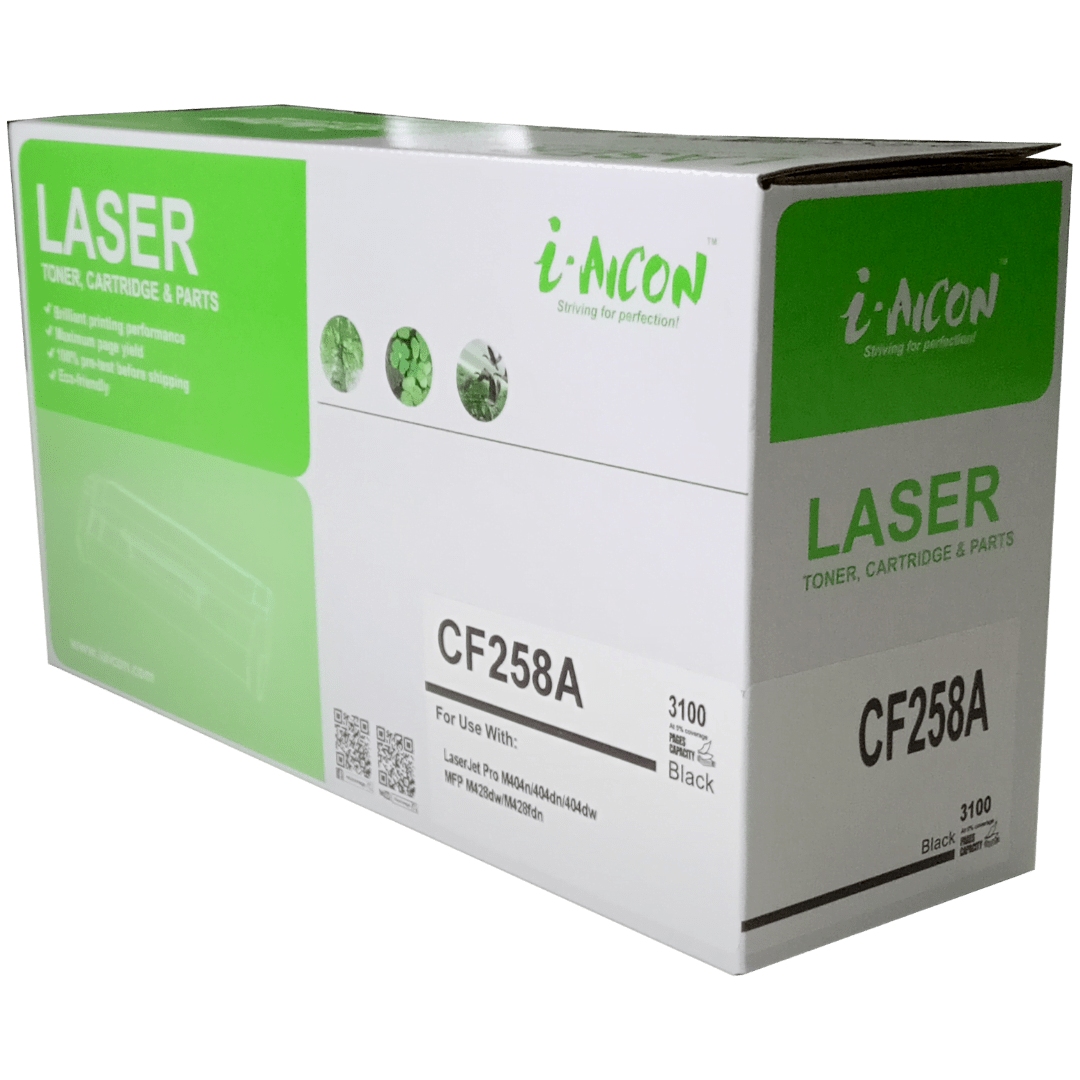 Toner Aicon (CF258A) Compatible HP, 3K Negro - Imagen 3