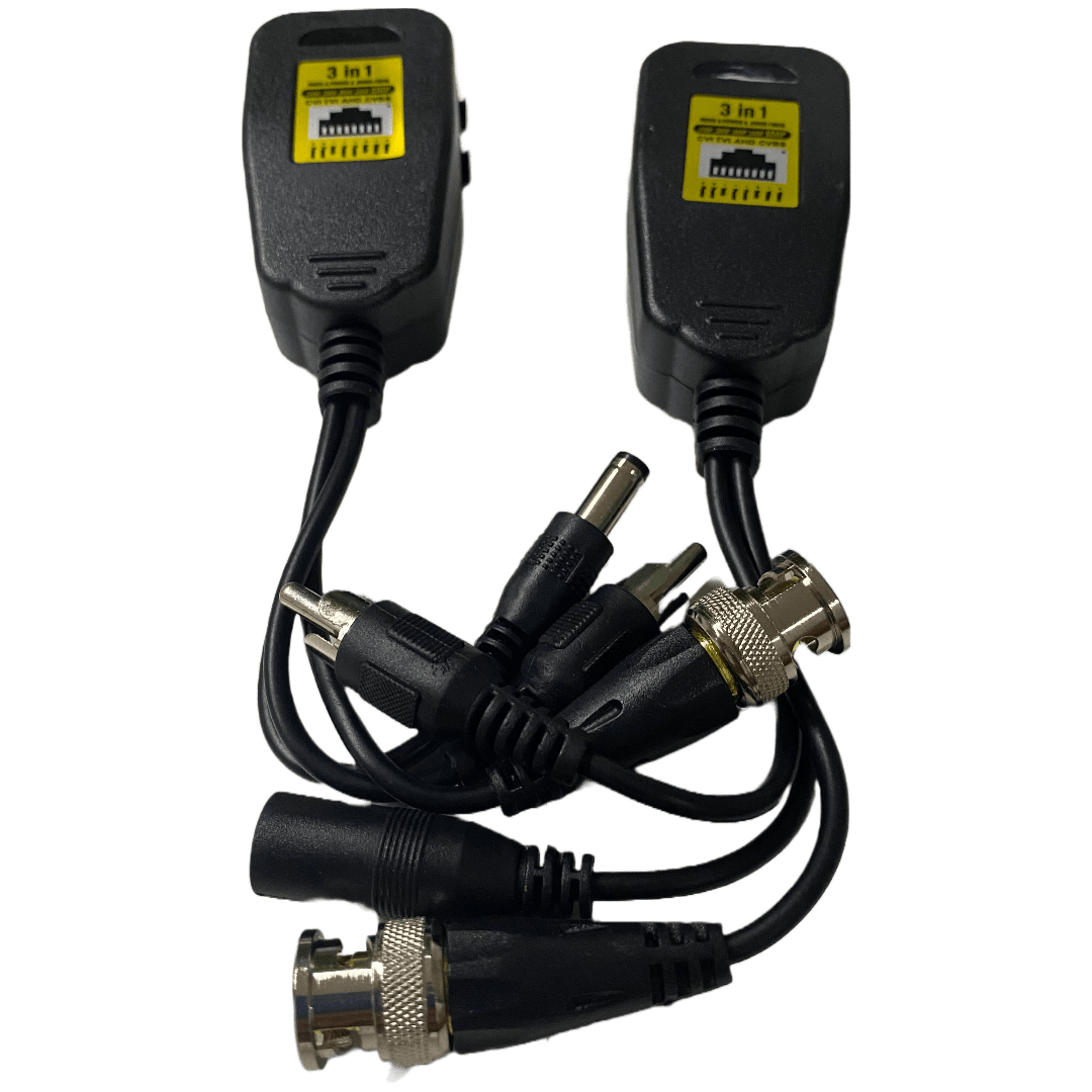 Video Balun Venlogic STTDF309HD RJ45 Audio AHD CVI TVI 8MP