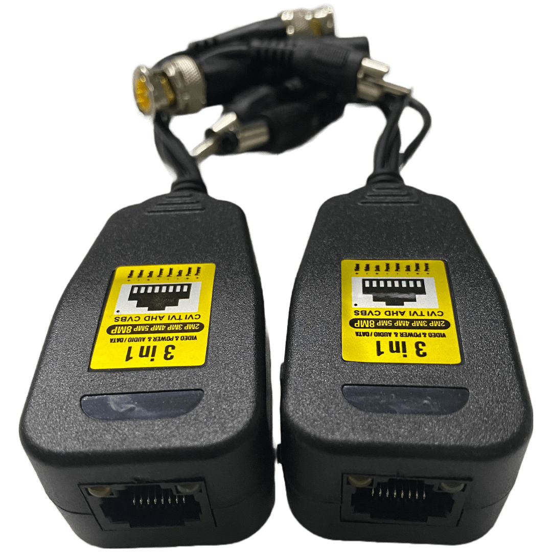 Video Balun Venlogic STTDF309HD RJ45 Audio AHD CVI TVI 8MP - Imagen 2