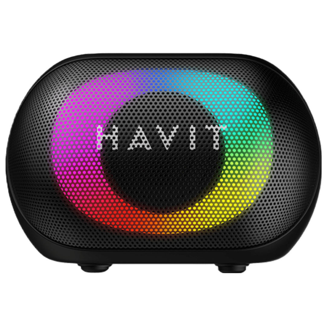 Bocina Bluetooth HAVIT SK885BT RGB Negra 8W – FM, USB, AUX y TF - Imagen 2