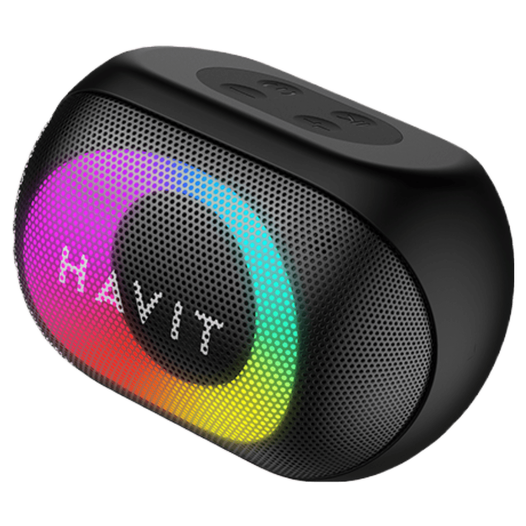 Bocina Bluetooth HAVIT SK885BT RGB Negra 8W – FM, USB, AUX y TF