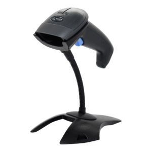 Lector AOKIA AK-938 con Base – Escáner 1D USB/PS2/RS232, Código de Barras