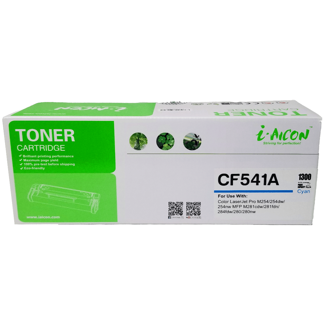 Tóner AICON CF541A cyan 1.3K compatible HP LaserJet - Imagen 2