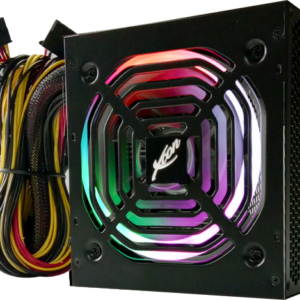 Power Supply XCON 750W Negro – Ventilador RGB 5 Colores