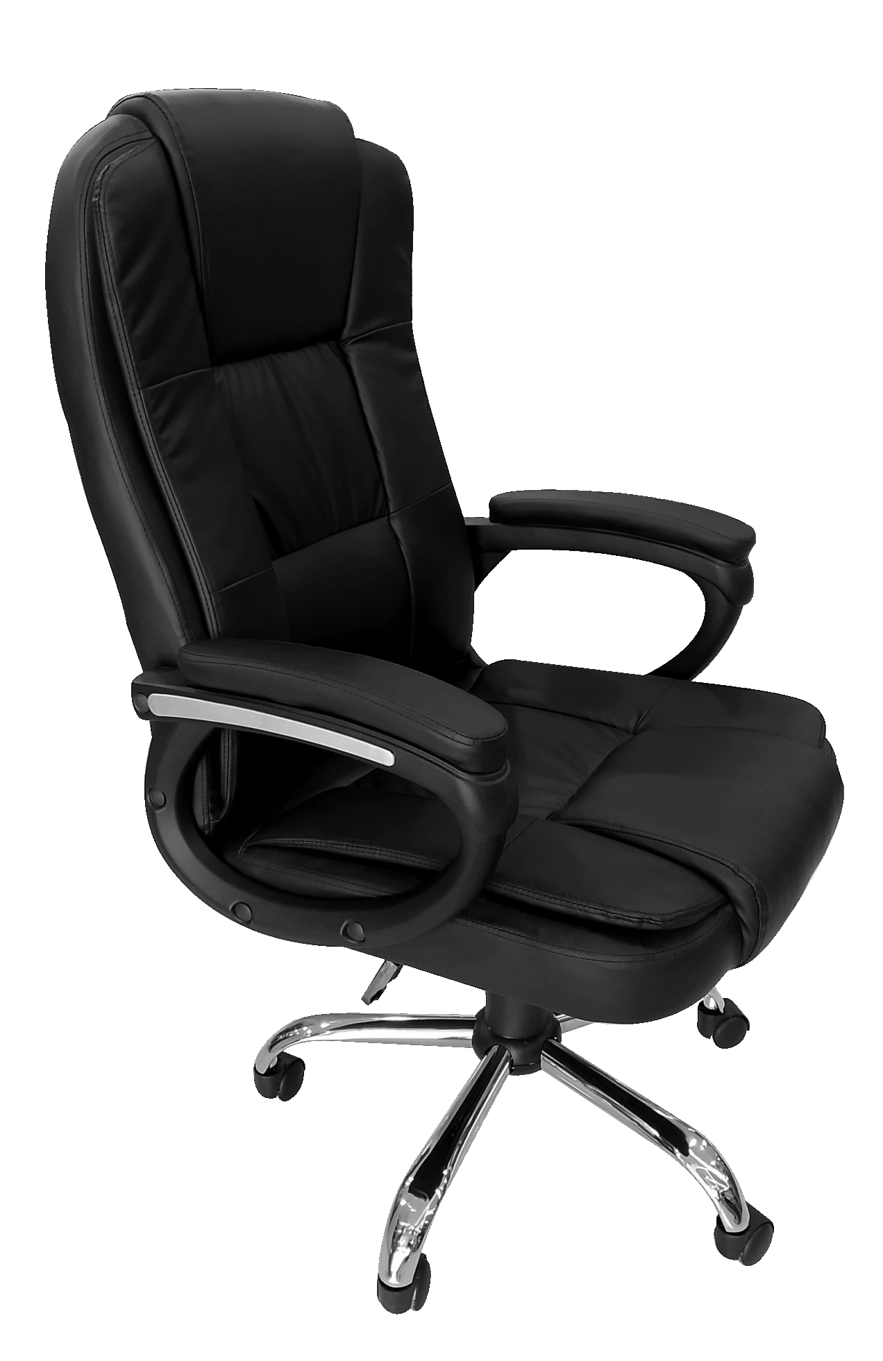 Silla Ejecutiva XCON C300C Negra – Cuero Sintético PU con Brazos - Imagen 2