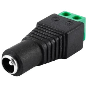 Conector DC Hembra DC003 Verde para Cable