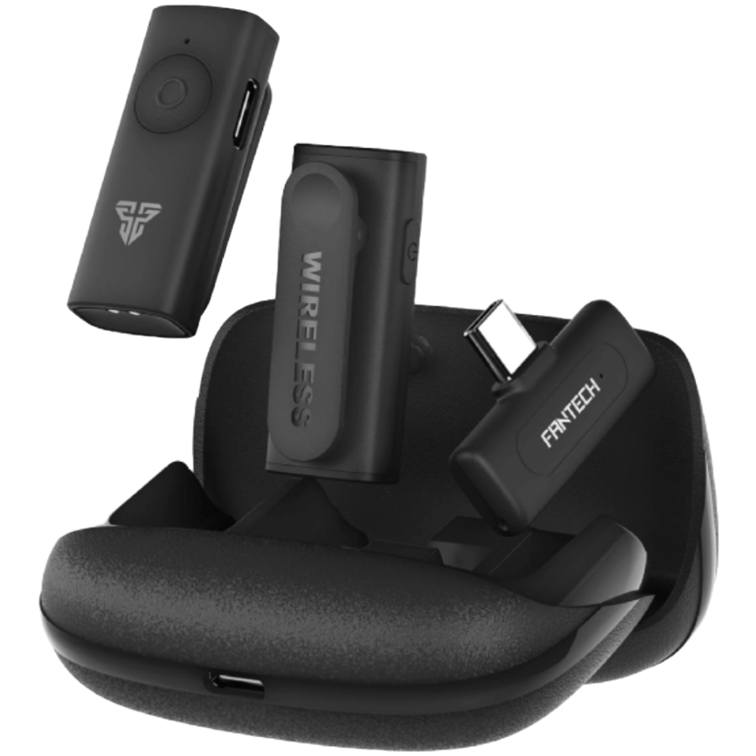 Fantech WMV21C Leviosa Air Type-C – Micrófono Inalámbrico para Grabación y Streaming