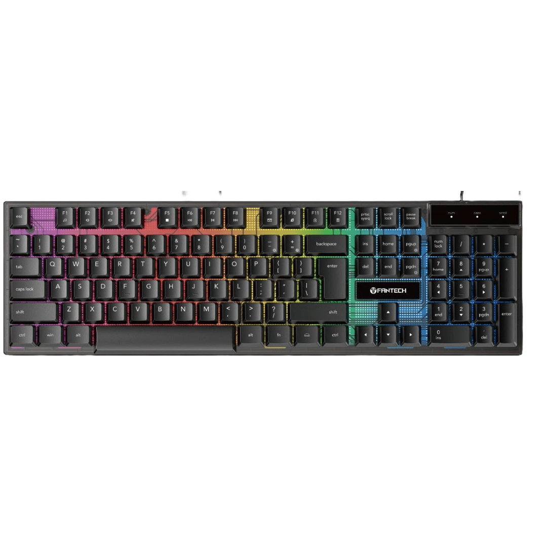 Fantech P51 Negro Combo Gaming – Teclado, Mouse, Headset, Stand y Mouse Pad - Imagen 2