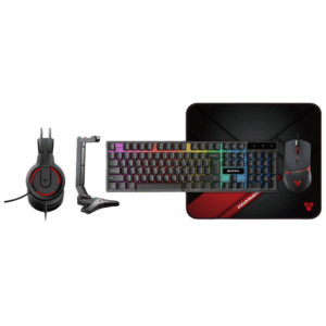 Fantech P51 Negro Combo Gaming – Teclado, Mouse, Headset, Stand y Mouse Pad