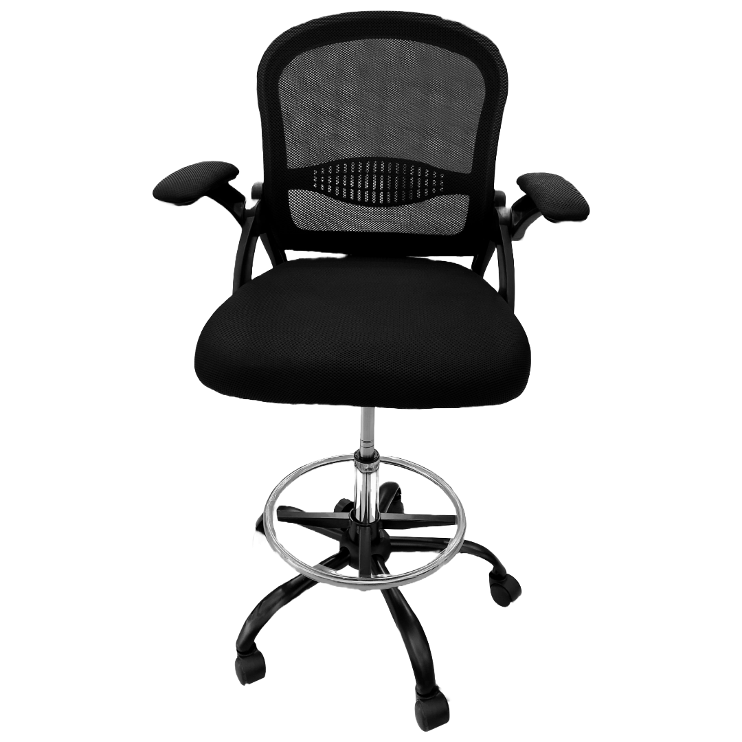 Silla XCON Cajera XCON-C725 Negra – Malla y Tela, Peso Máx 265lb - Imagen 3