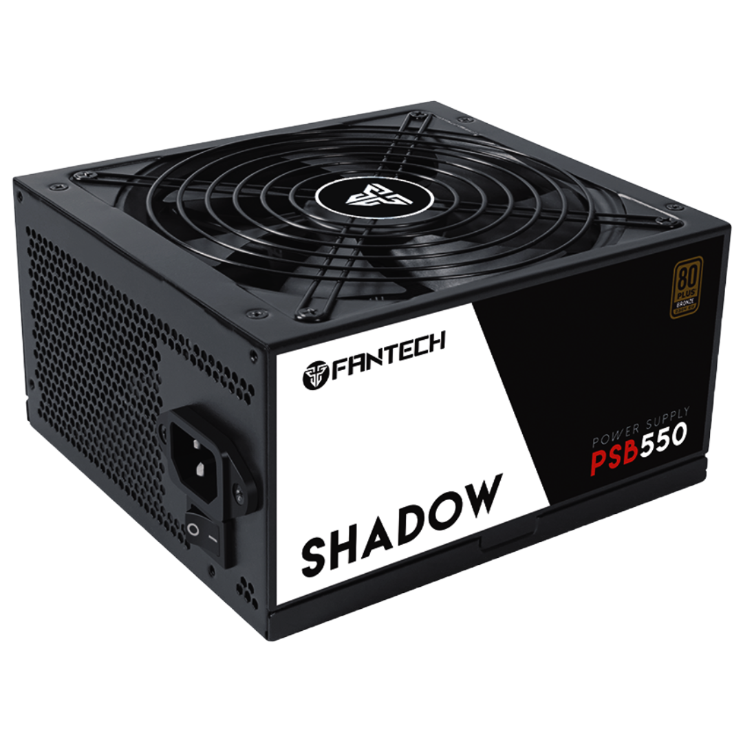 Fantech PSB550 SHADOW – Fuente de Poder 550W 80 Plus Bronze