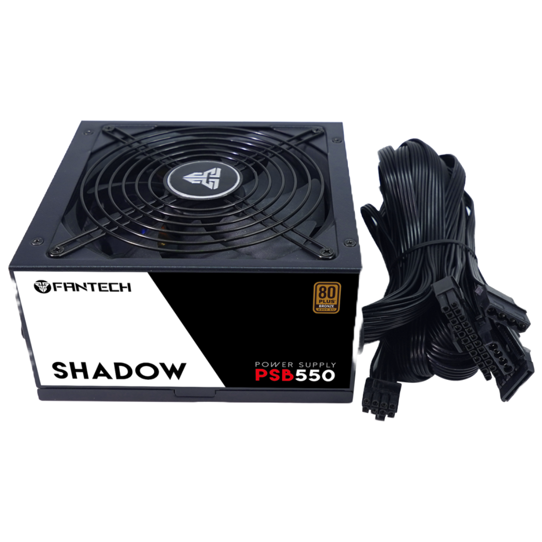 Fantech PSB550 SHADOW – Fuente de Poder 550W 80 Plus Bronze - Imagen 3