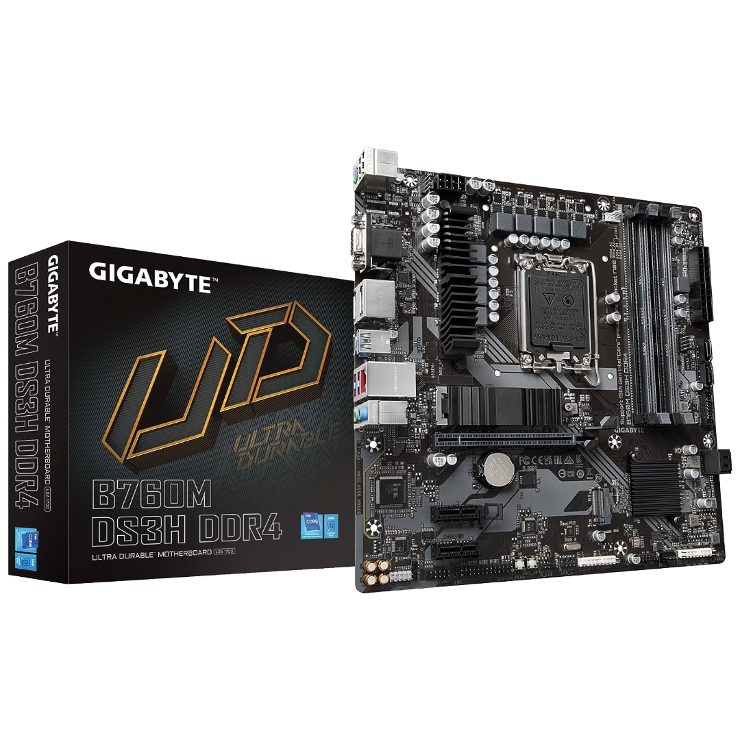 Motherboard GIGABYTE B760M DS3H DDR4 LGA1700 Intel 14th/13th/12th Gen