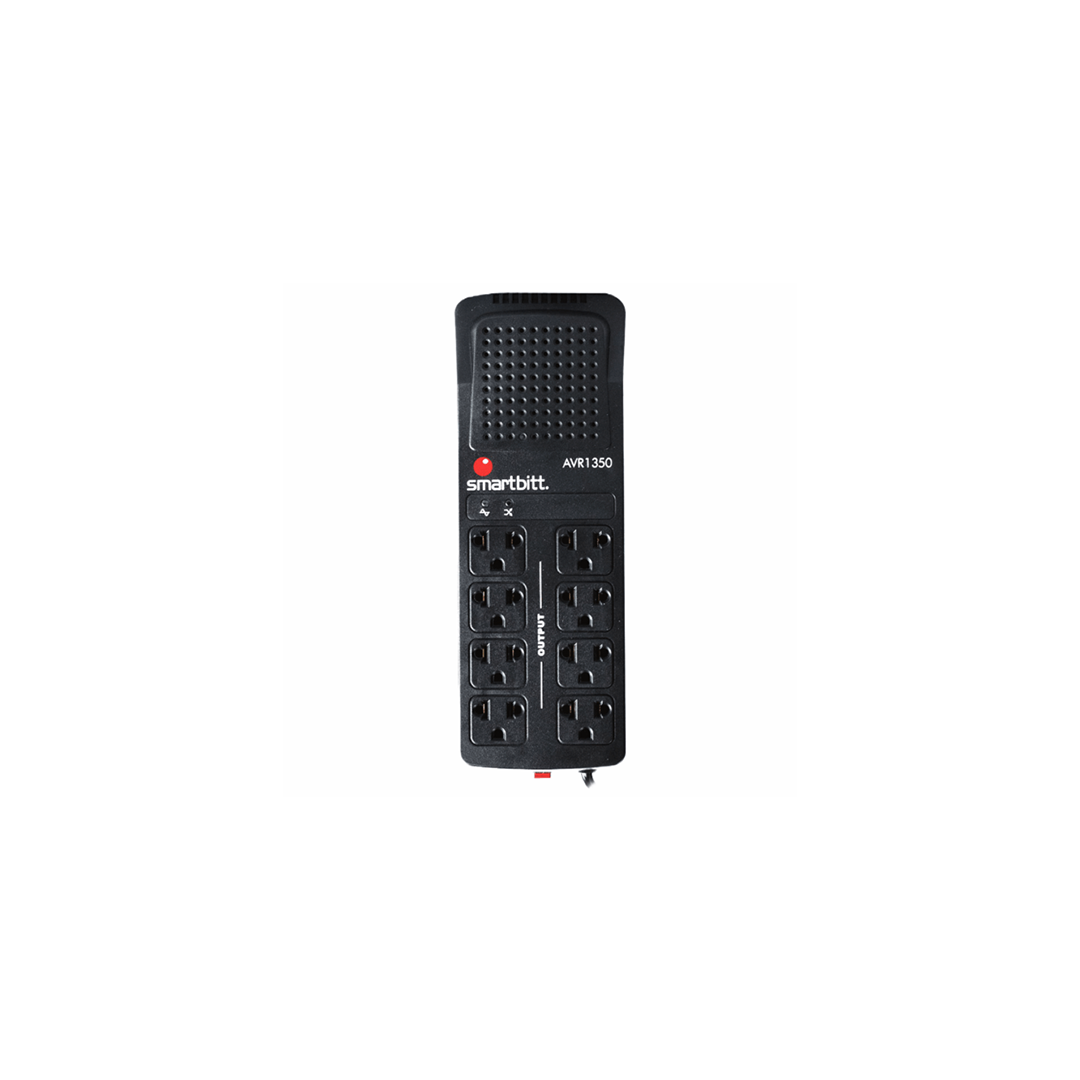 Regulador Smartbitt SBAVR1350 1350VA 675W 8 salidas