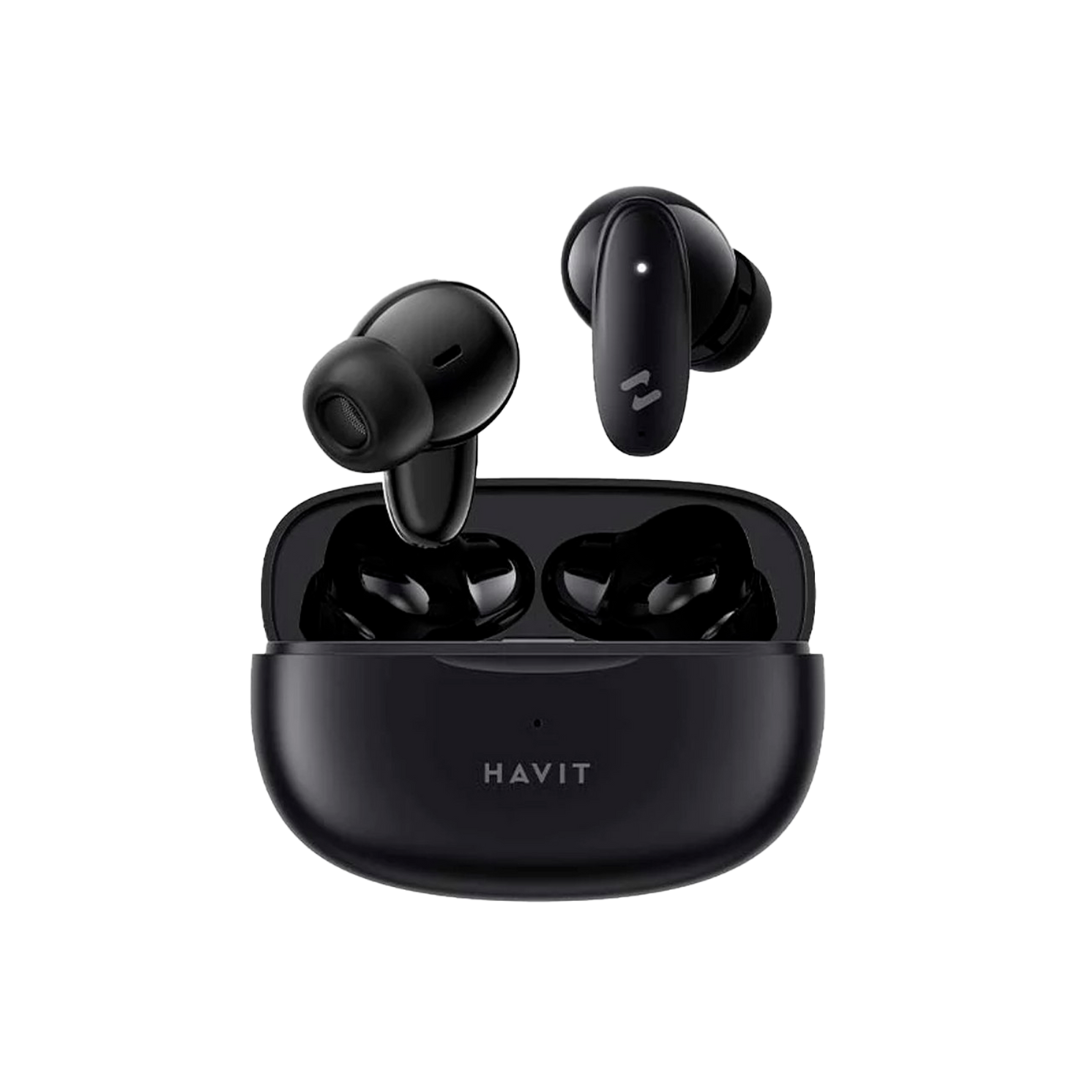 Audífono Bluetooth Havit TW915E Negro IPX5 Cancelación de Ruido