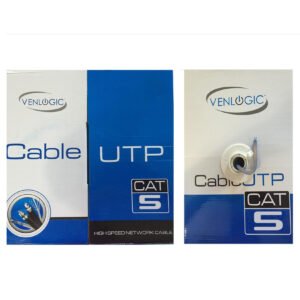 Cable de Red Venlogic Cat5 1000 Pies CCA Gris
