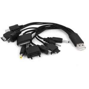 Conector USB 1 a 10 para iPhone, Tabletas y Celulares