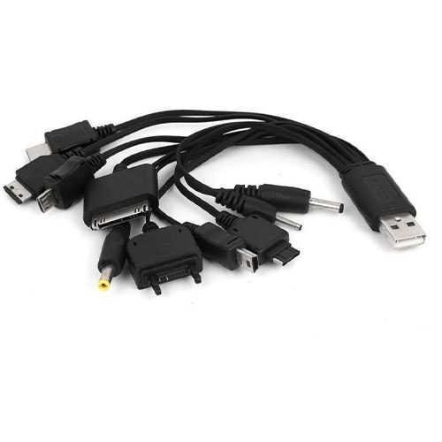 Conector USB 1 a 10 para iPhone, Tabletas y Celulares