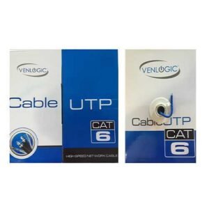 Cable de Red Venlogic Cat6 Cobre 1000 Pies Azul