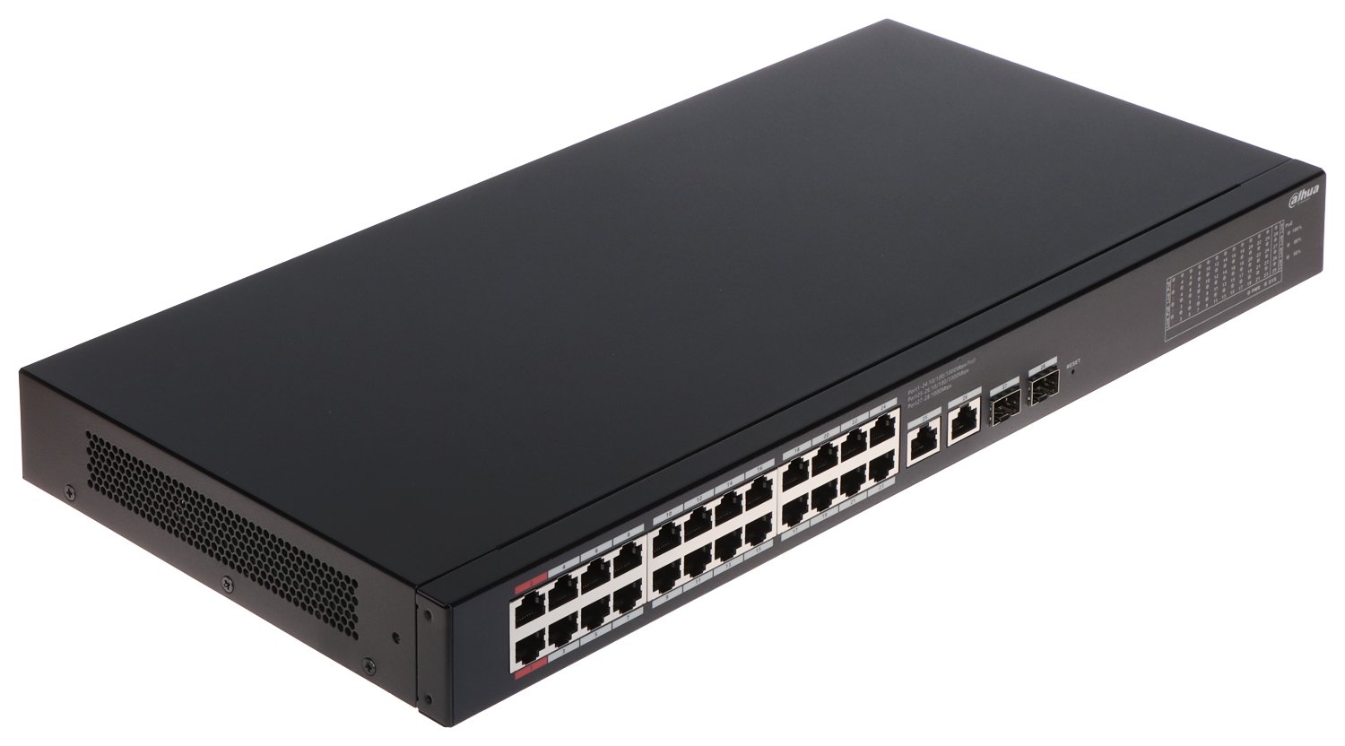 Switch Dahua DH-CS4228-24GT-240 24 Puertos PoE Gigabit Cloud Managed