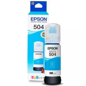 Tinta Epson T504 Cyan – Compatible con Epson L4160 y L6270