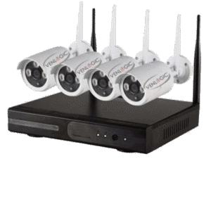 Kit de 4 Cámaras Venlogic (VE-8804-720P) 2 Bullet y 2 Domo Inalámbricas 720P