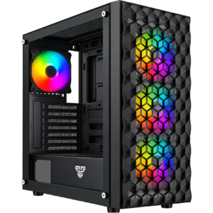 Case Fantech Gaming CG83 Aero II Negro – Mid Tower, 4 Fans FRGB