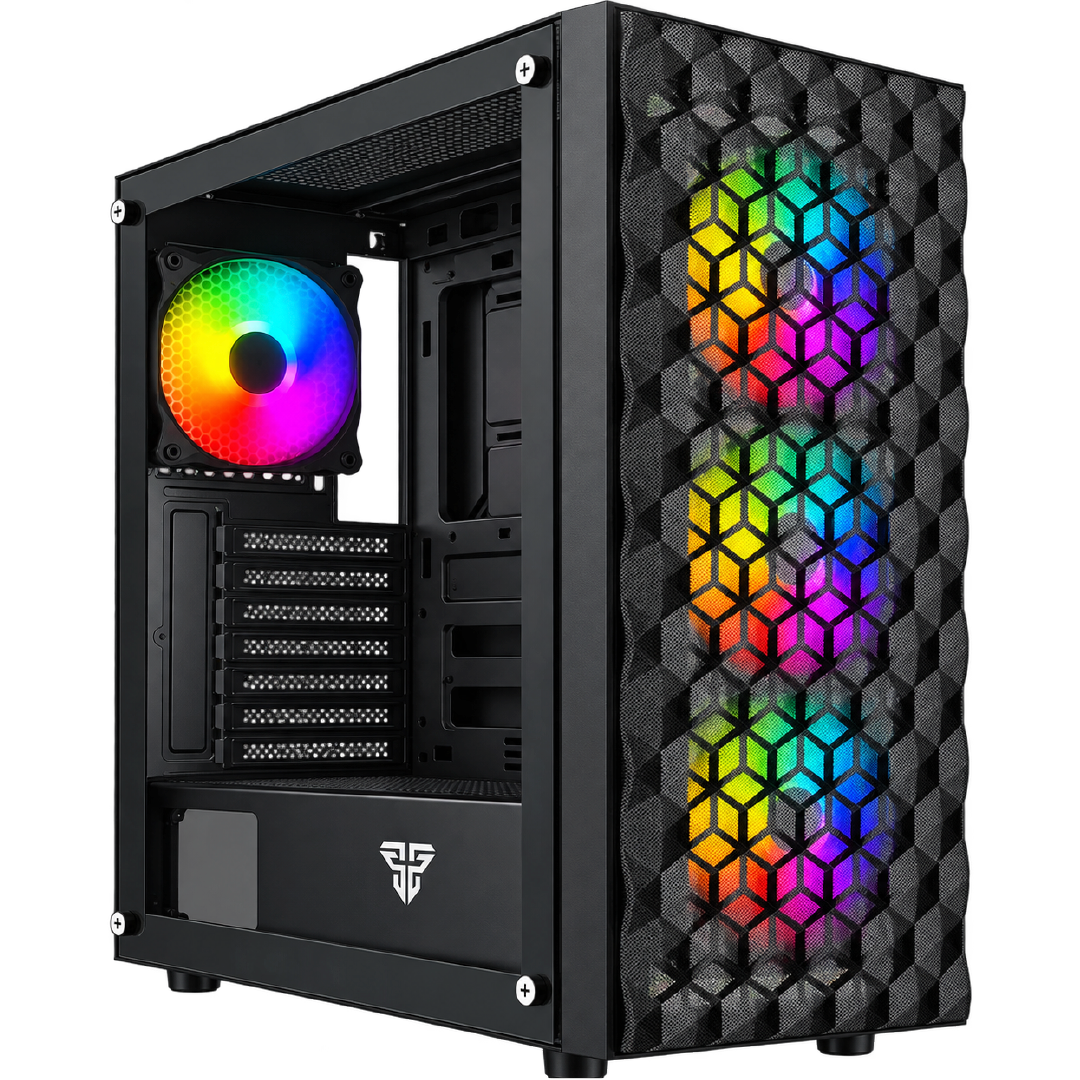 Case Fantech Gaming CG83 Aero II Negro – Mid Tower, 4 Fans FRGB