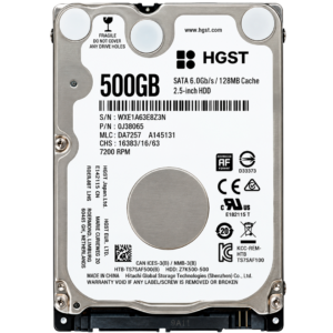 Disco Duro para Laptop SATA 500GB Semi-Nuevo – Modelo Mixto