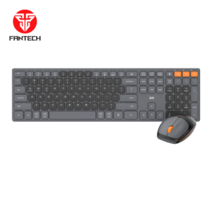 Fantech WK895 Gris Combo Inalámbrico 2.4GHz + Bluetooth – Teclado y Mouse