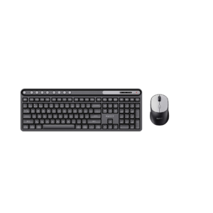 Combo Teclado y Mouse HAVIT KB271WB Gris – Bluetooth 5.1 y 2.4GHz Dual Mode