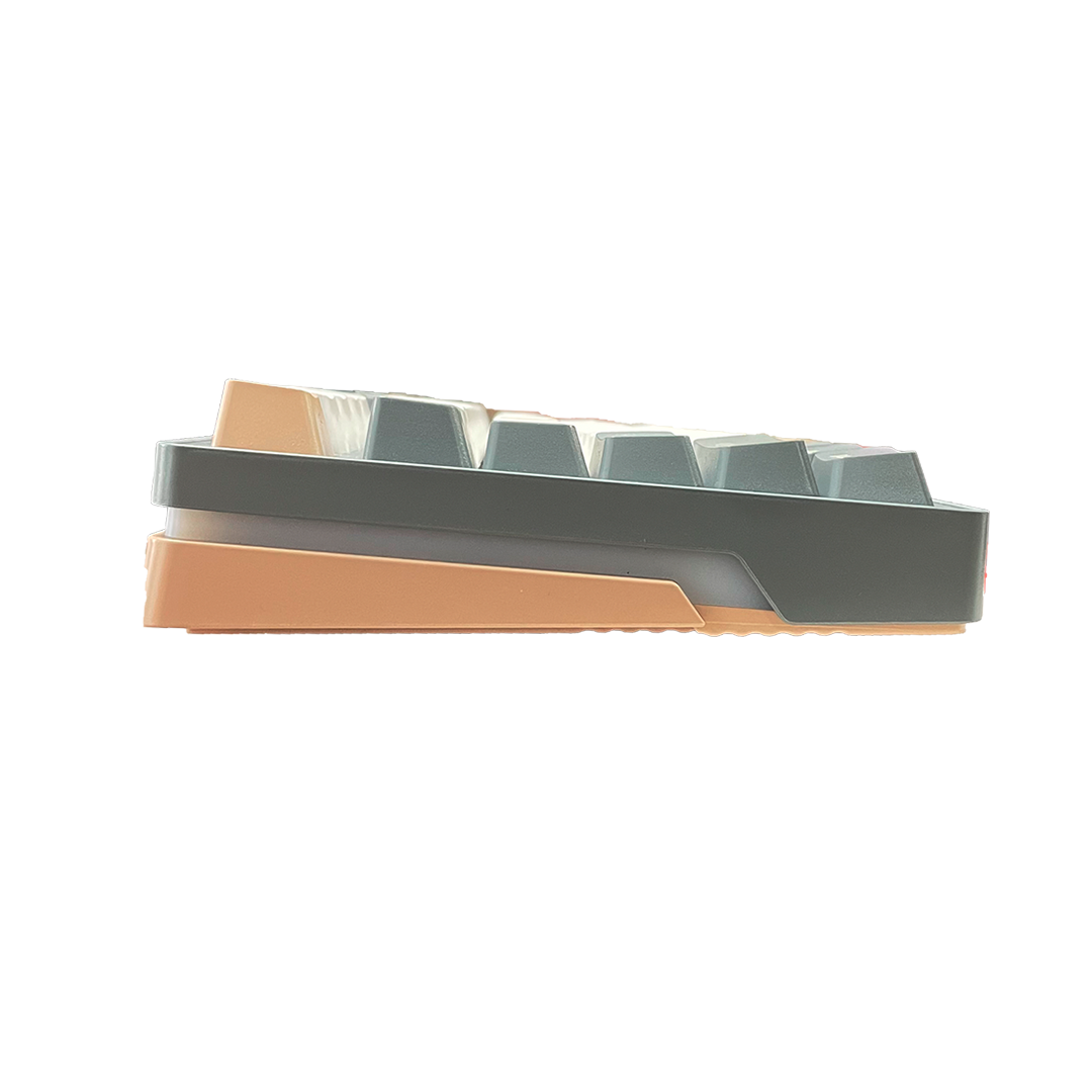 Teclado Gaming Fantech MK914 Gris – Switch Azul, Inalámbrico, RGB, USB-C - Imagen 2