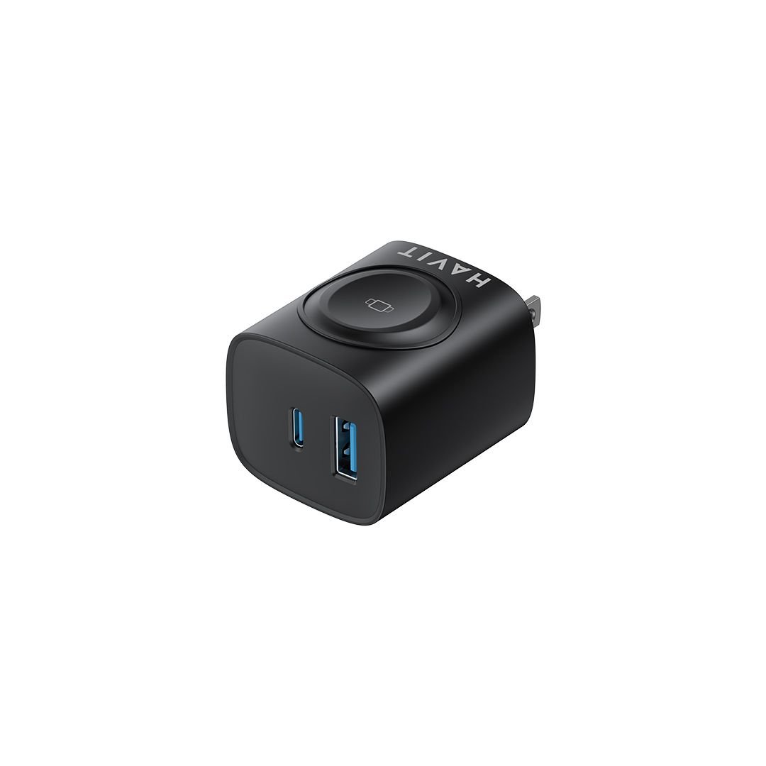 Cargador Havit UC132 US Tipo C USB Carga Rápida Inalámbrica - Imagen 4